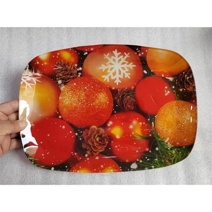 Plato de vidrio rectangular - Galerías el Triunfo - 124071887274