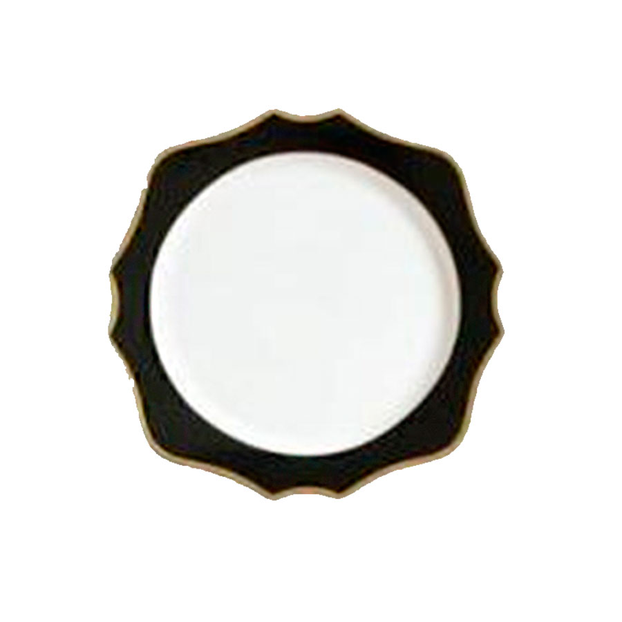 Plato de porcelana blanco - Galerías el Triunfo - 124072276058