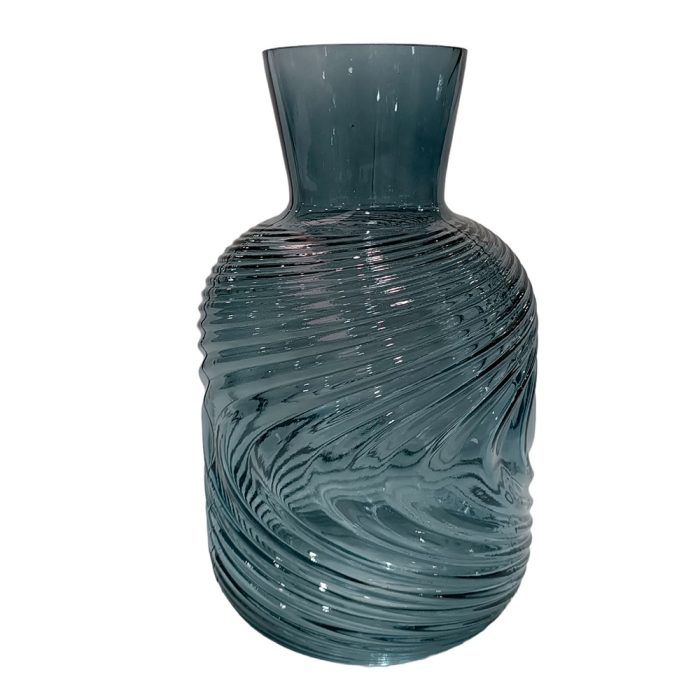 Florero de Vidrio humo - Galerías el Triunfo - 125071696124