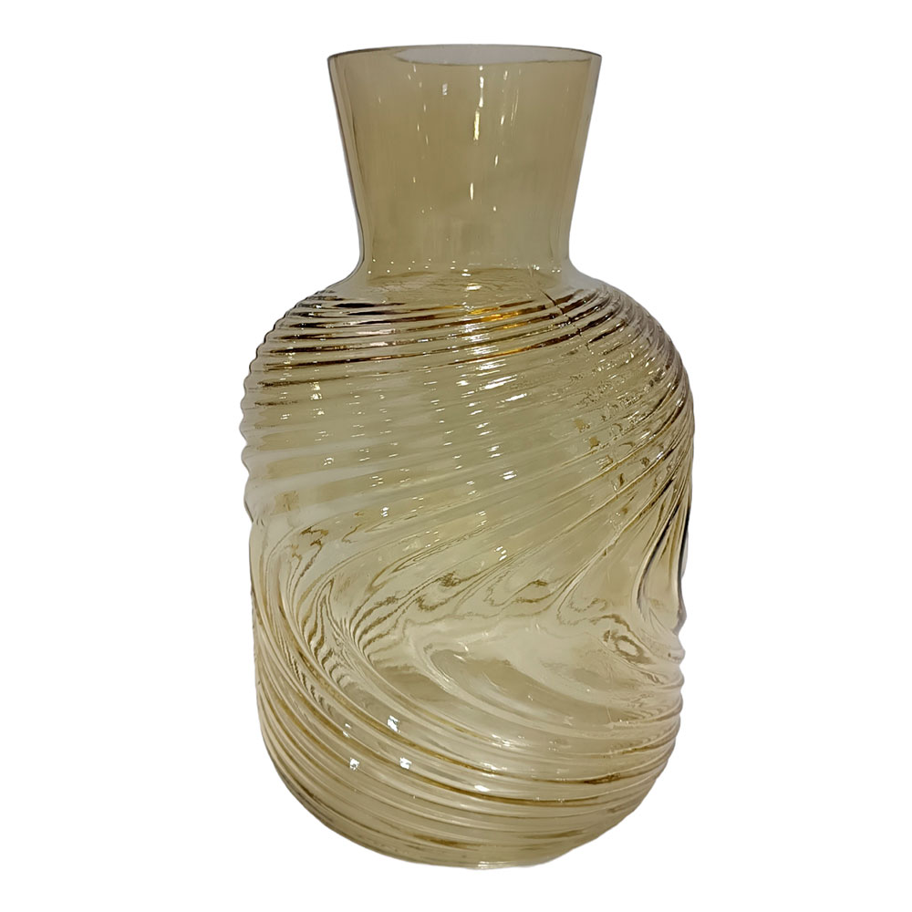 Florero de Vidrio amarillo - Galerías el Triunfo - 125071696125