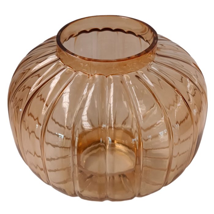 Candelabro de Vidrio ámbar - Image 2
