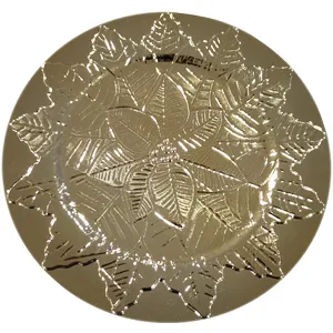 Plato de presentación dorado - Galerías el Triunfo - 154071580517