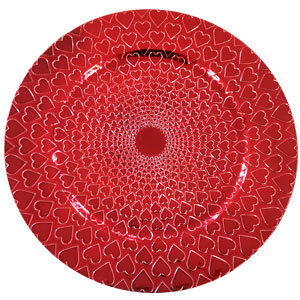 Plato de presentación rojo - Galerías el Triunfo - 154071580523