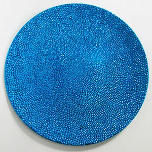 Plato de presentación azul - Galerías el Triunfo - 154071580579