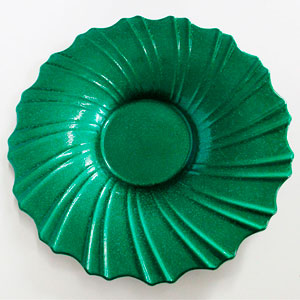 Plato hondo verde esmeralda - Galerías el Triunfo - 154071580592