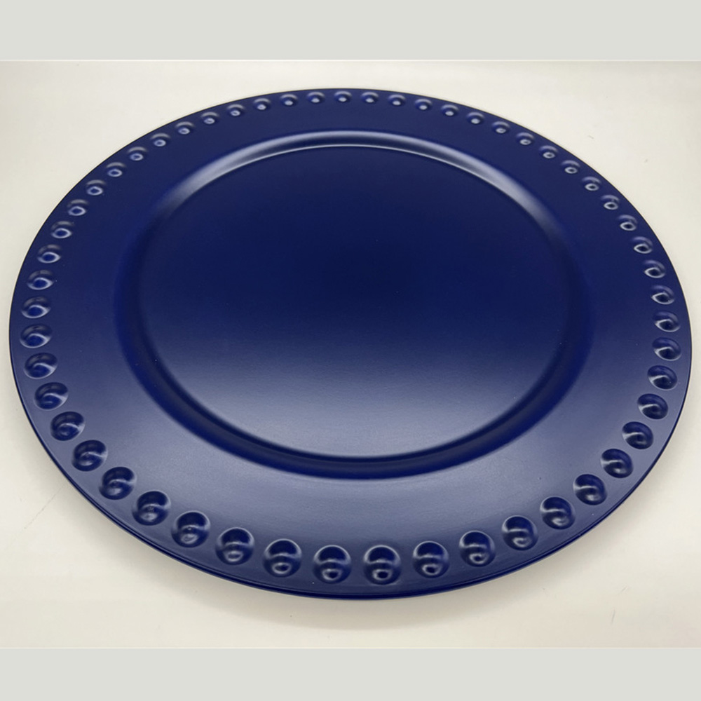 Plato de presentación azul - Galerías el Triunfo - 154071580612