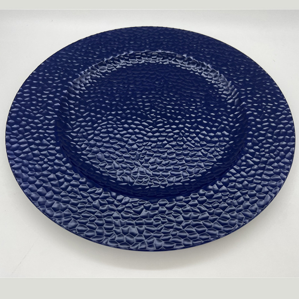 Plato de presentación azul - Galerías el Triunfo - 154071580616
