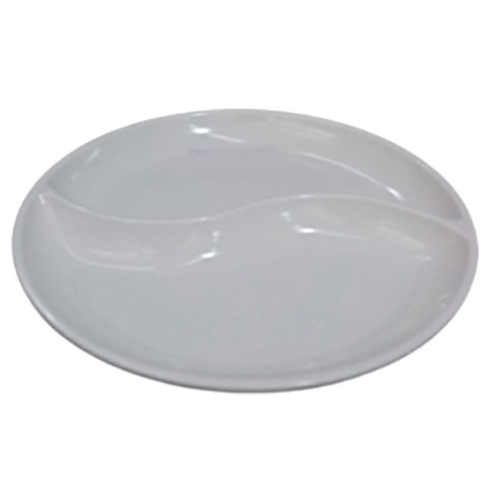 Plato de melamina blanca - Image 2