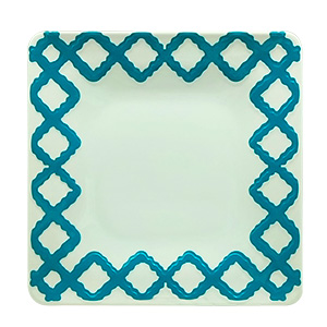 Plato de melamina cuadrado - Galerías el Triunfo - 156072480025