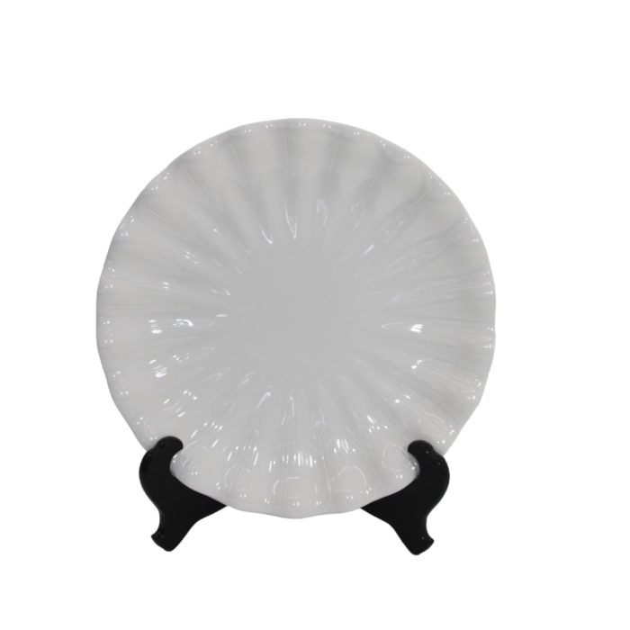 Plato de melamina blanca - Galerías el Triunfo - 156072583201