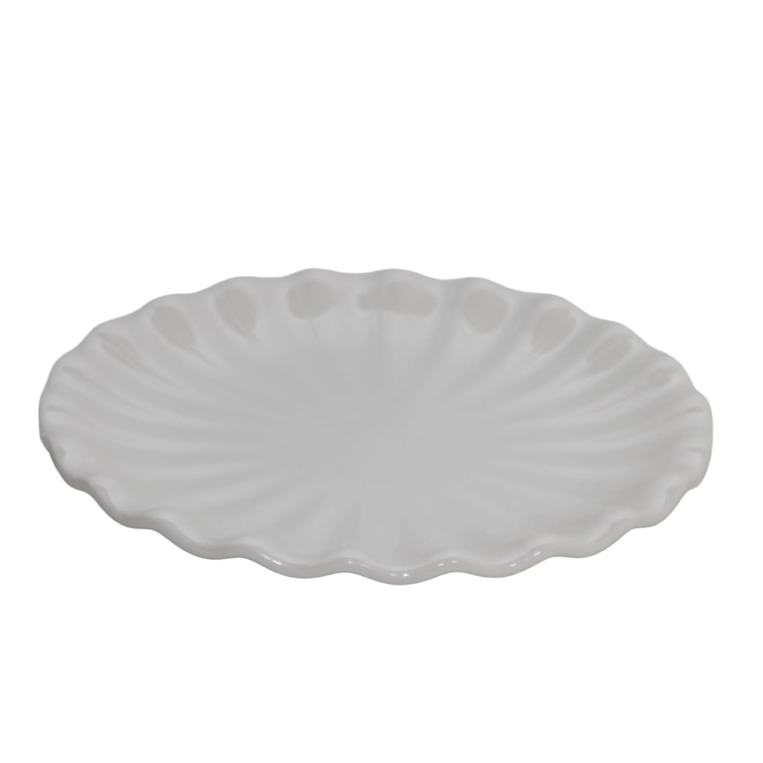 Plato de melamina blanca - Galerías el Triunfo - 156072583202
