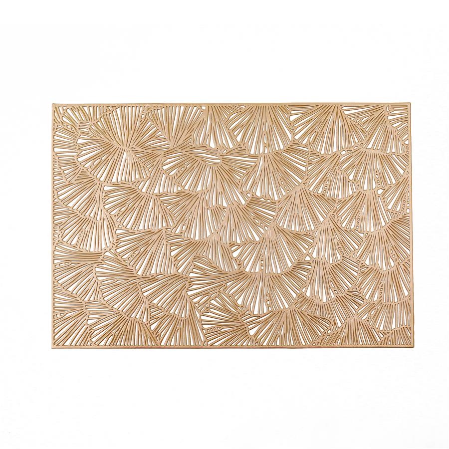 Mantel individual rectangular dorado - Galerías el Triunfo - 156072692105