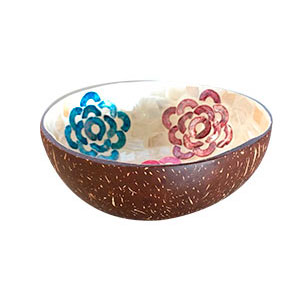Bowl de coco lacado - Galerías el Triunfo - 156072787021