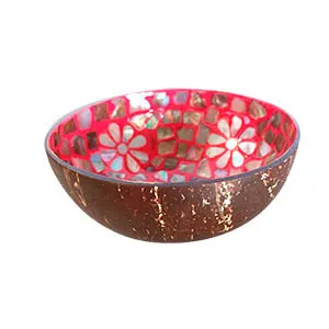 Bowl de coco lacado - Galerías el Triunfo - 156072787025