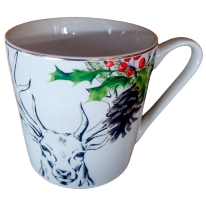 Taza de cerámica blanca - Image 2