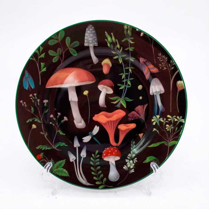 Plato de cerámica estampado - Galerías el Triunfo - 156072791113
