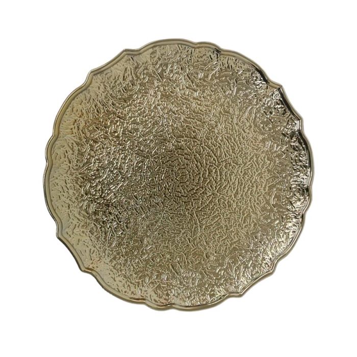 Plato de presentación dorado - Galerías el Triunfo - 156072795021