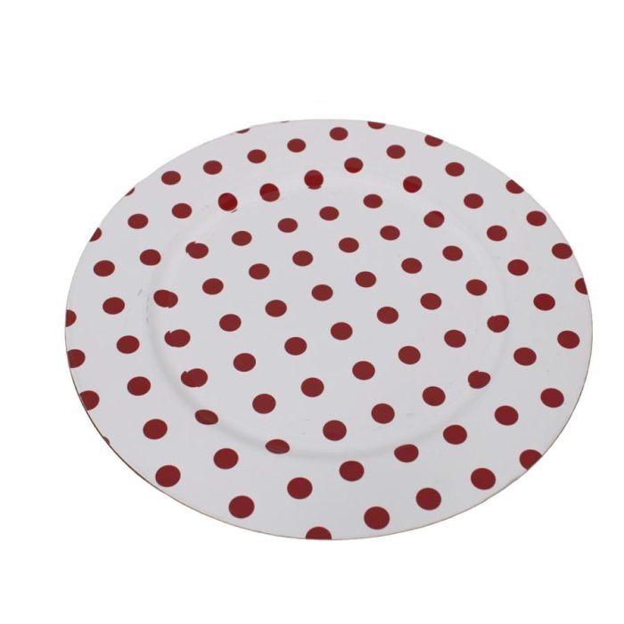 Plato de presentación blanco - Image 2