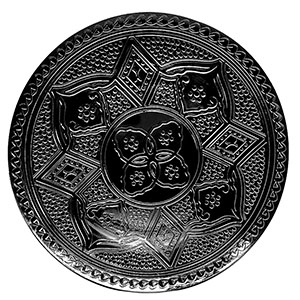 Plato de presentación negro - Galerías el Triunfo - 156072795068
