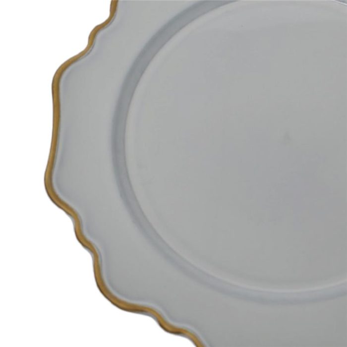 Plato blanco con orilla - Image 2