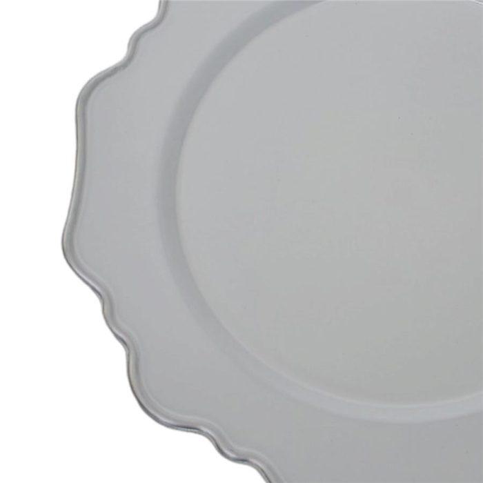 Plato blanco con orilla - Image 2