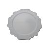 Plato blanco con orilla - Galerías el Triunfo - 156072795113
