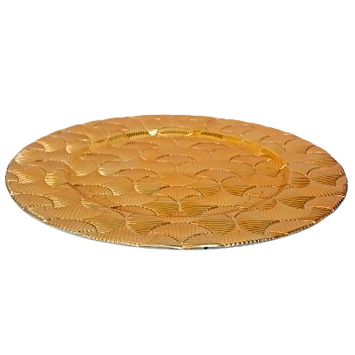 Plato de presentación dorado - Image 3