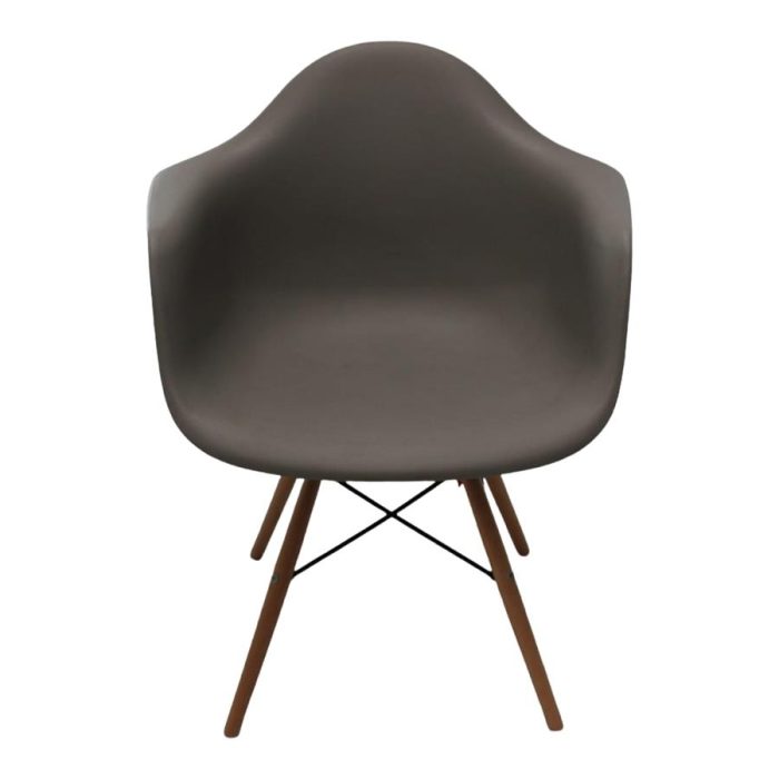 Silla de plástico gris - Image 2