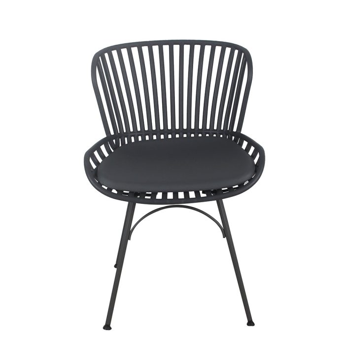 Silla de plástico gris - Galerías el Triunfo - 162072282056