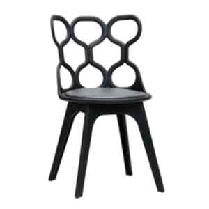 Silla de plástico negra - Galerías el Triunfo - 162172485020
