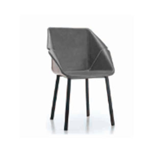 Silla de polipiel gris - Galerías el Triunfo - 162172485025