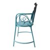Silla metálica azul - Image 2