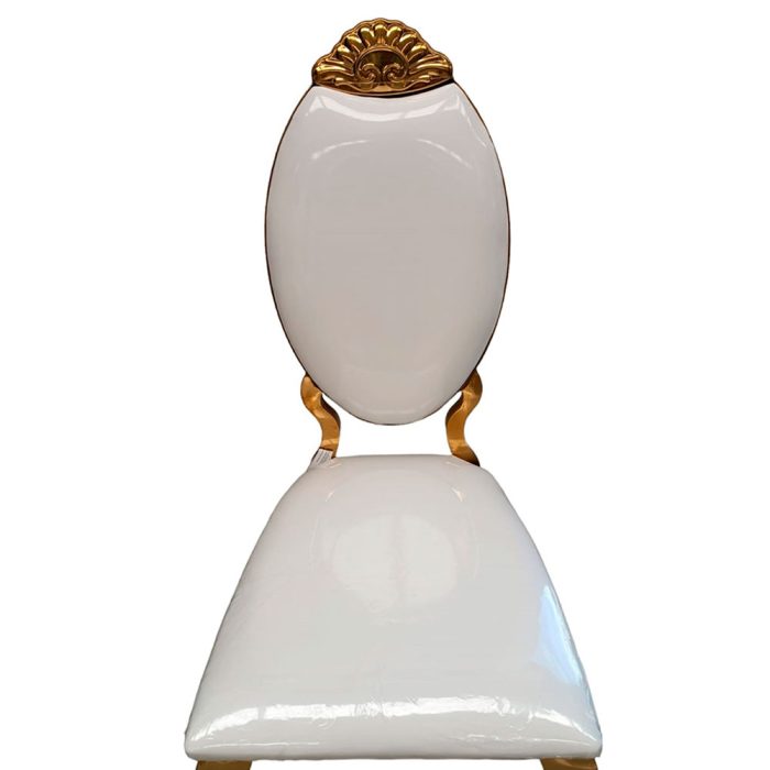 Silla de metal dorado - Image 3