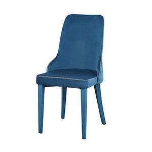 Silla tapizada de terciopelo - Galerías el Triunfo - 168072404038
