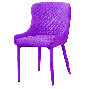 Silla forrada de terciopelo - Galerías el Triunfo - 168072404043