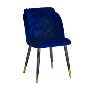 Silla de terciopelo azul - Galerías el Triunfo - 168072404090