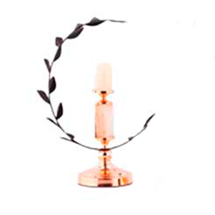 Candelabro dorado con hojas - Galerías el Triunfo - 181071682069