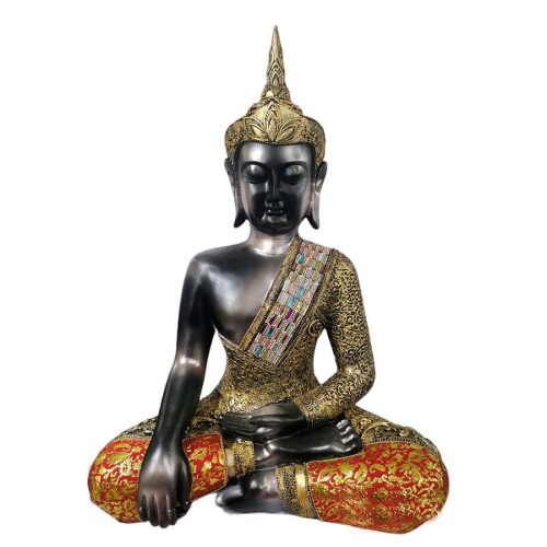 Buda de resina sentado - Galerías el Triunfo - 191071541035
