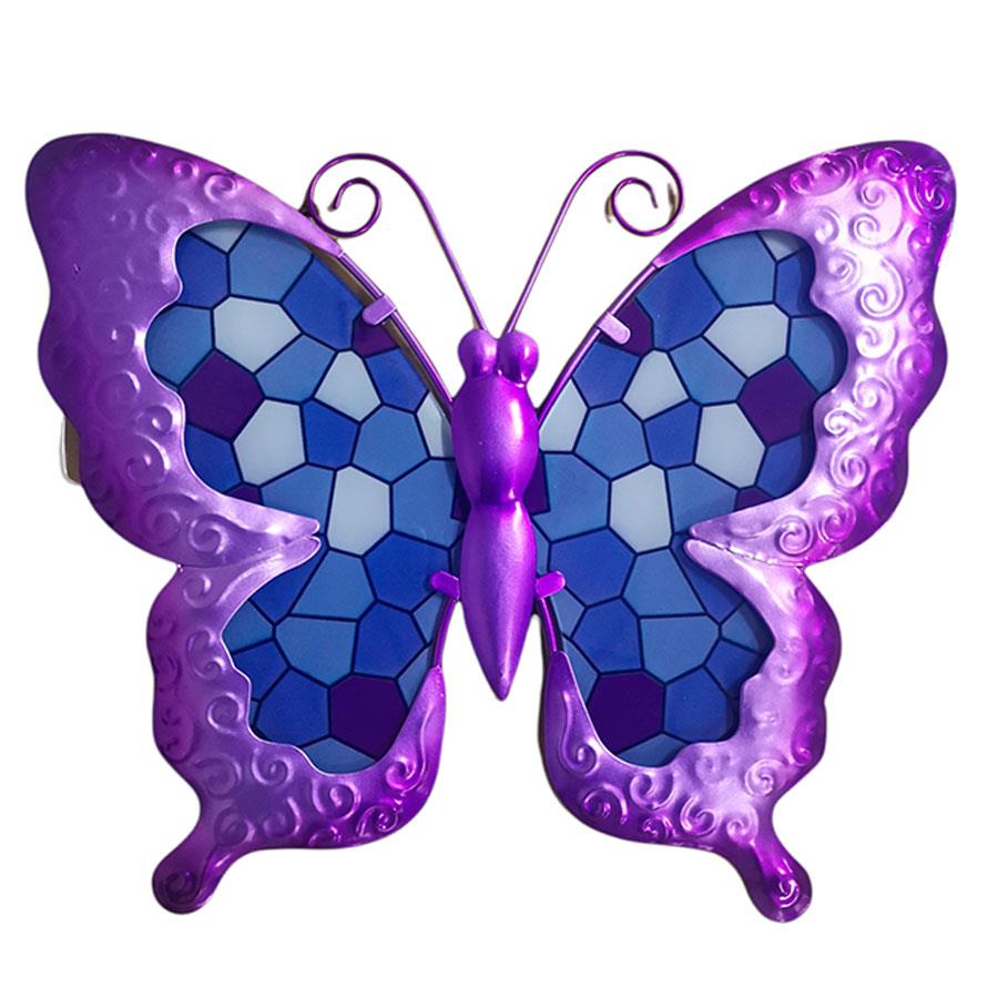 Mariposas decorativas moradas. Set de 6 mariposas: Para decoración