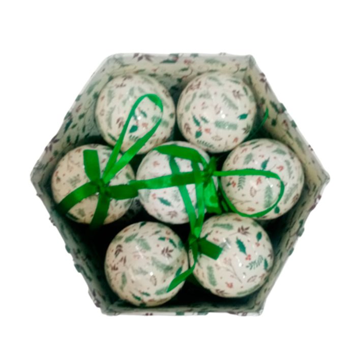 Caja con 14 esferas diseño muergados - Image 2