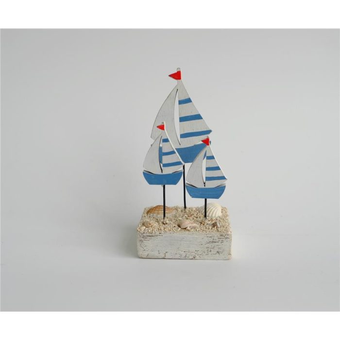 Escultura de veleros azul - Galerías el Triunfo - 206071383248