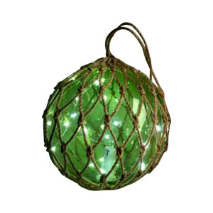 Esfera de vidrio verde - Galerías el Triunfo - 206071783091