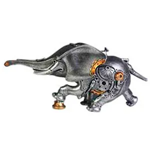 Elefante plateado de resina - Galerías el Triunfo - 207072788034