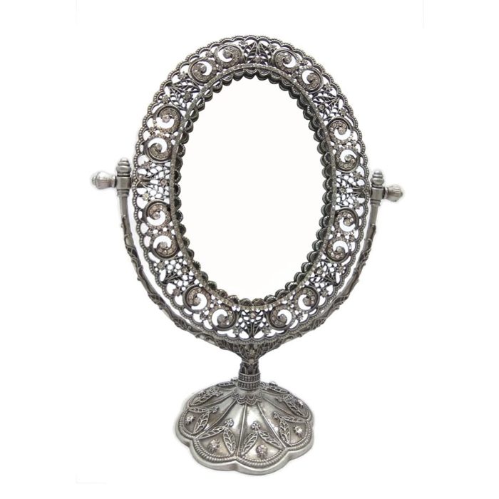 Espejo oval con base - Galerías el Triunfo - 210207655036