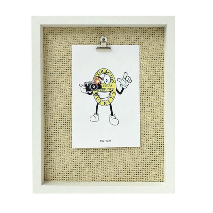 Portarretrato de madera blanco - Galerías el Triunfo - 211012528125