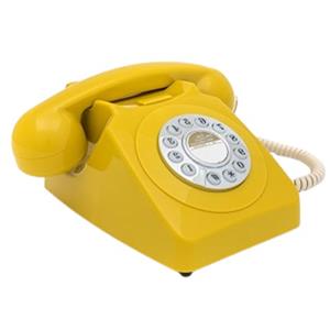 Teléfono amarillo diseño retro - Galerías el Triunfo - 264072028013