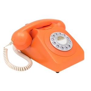 Teléfono naranja diseño retro - Galerías el Triunfo - 264072028014