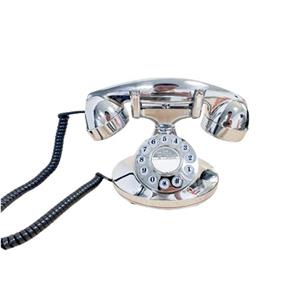 Teléfono plateado vintage - Galerías el Triunfo - 264072028018