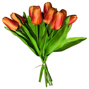 Ramo de tulipanes naranjas - Galerías el Triunfo - 281001736144