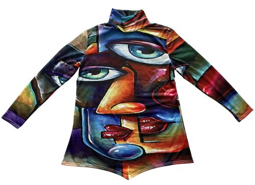 Blusa con diseño rostro - Galerías el Triunfo - 291001736081
